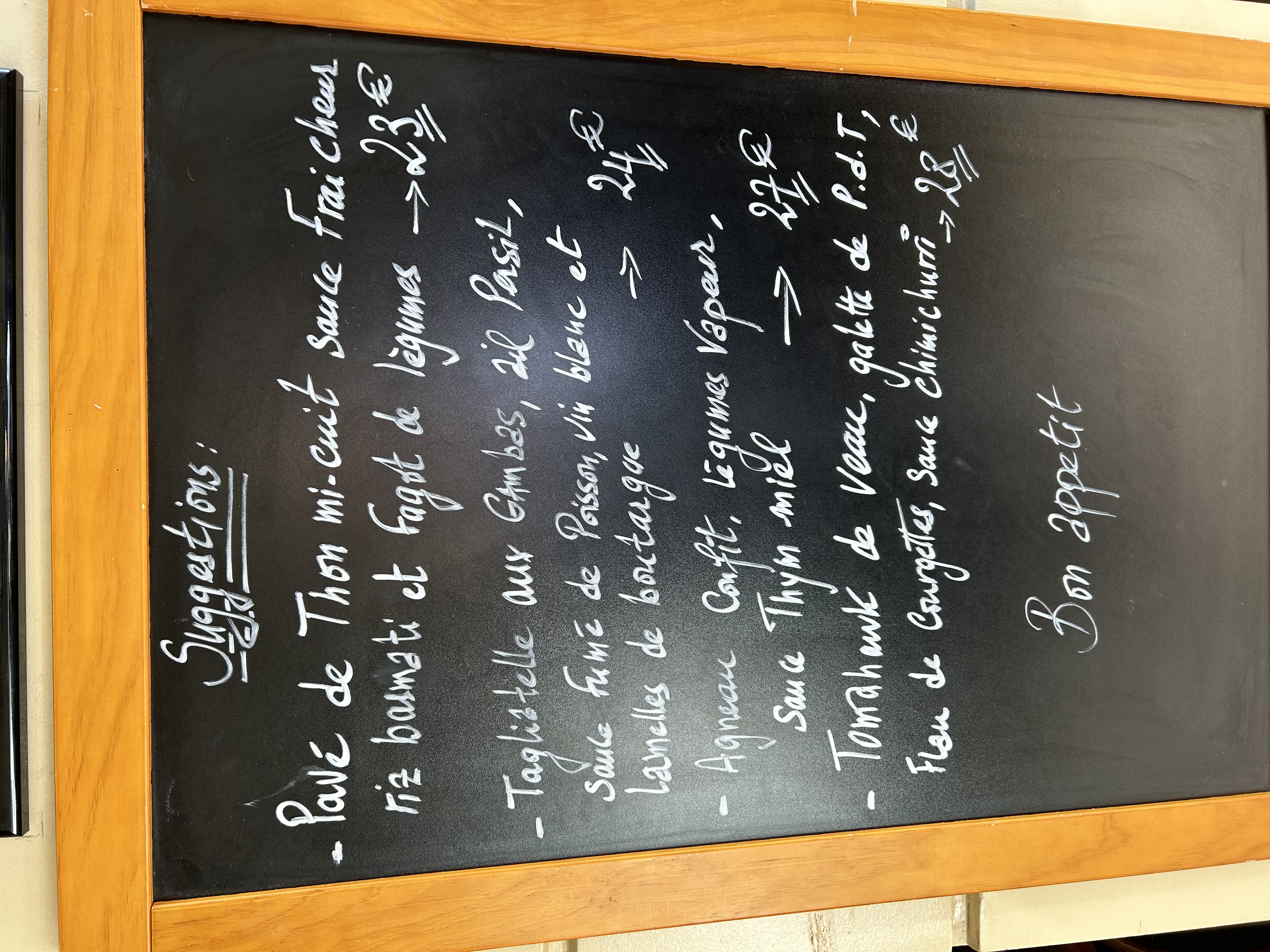 Daily Menu